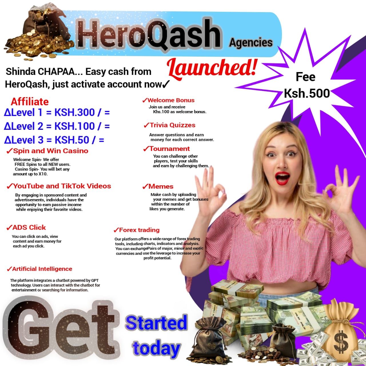 How to Register heroqash