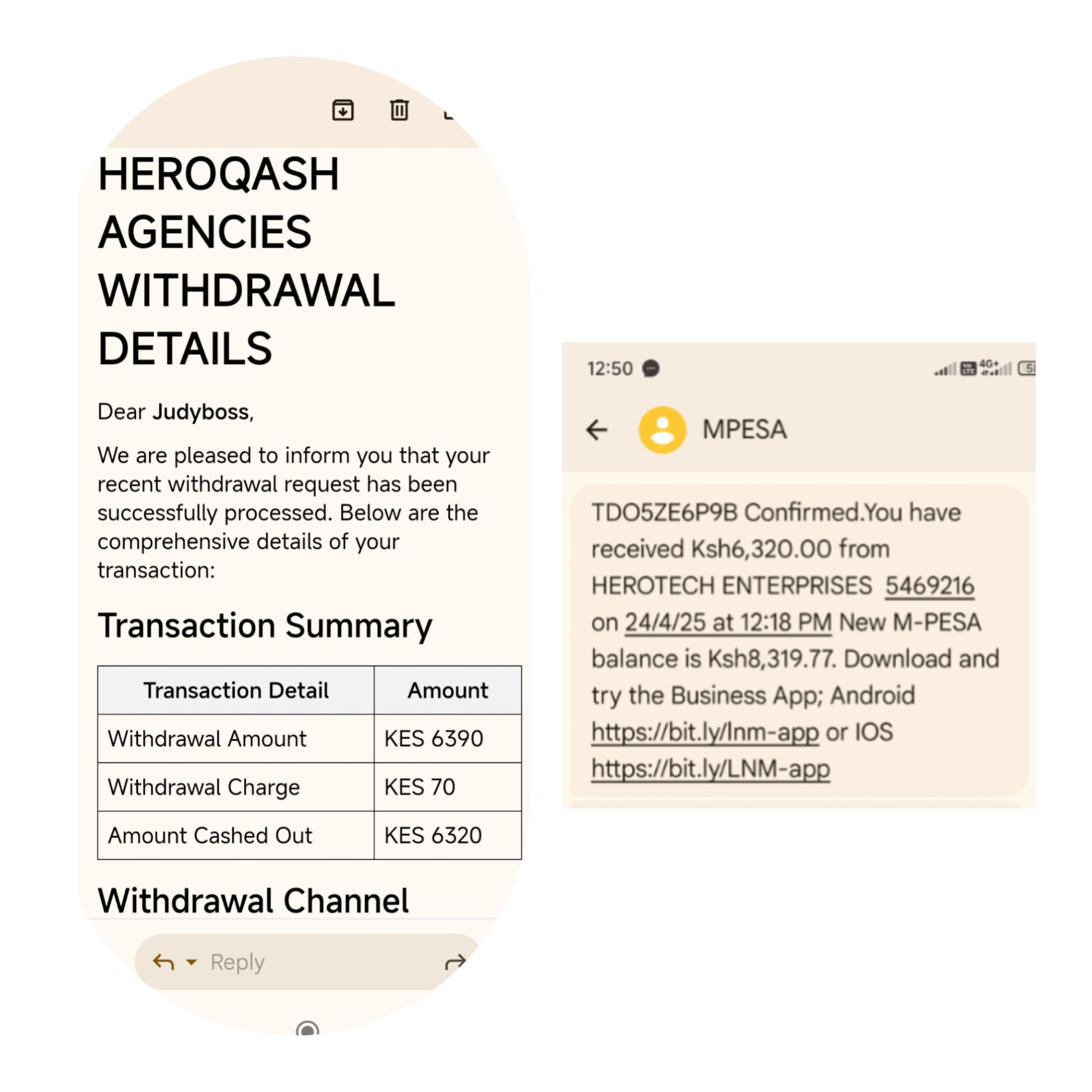 Make Money Online in Kenya with HeroQash – M-PESA Payment Proof That Builds Trust