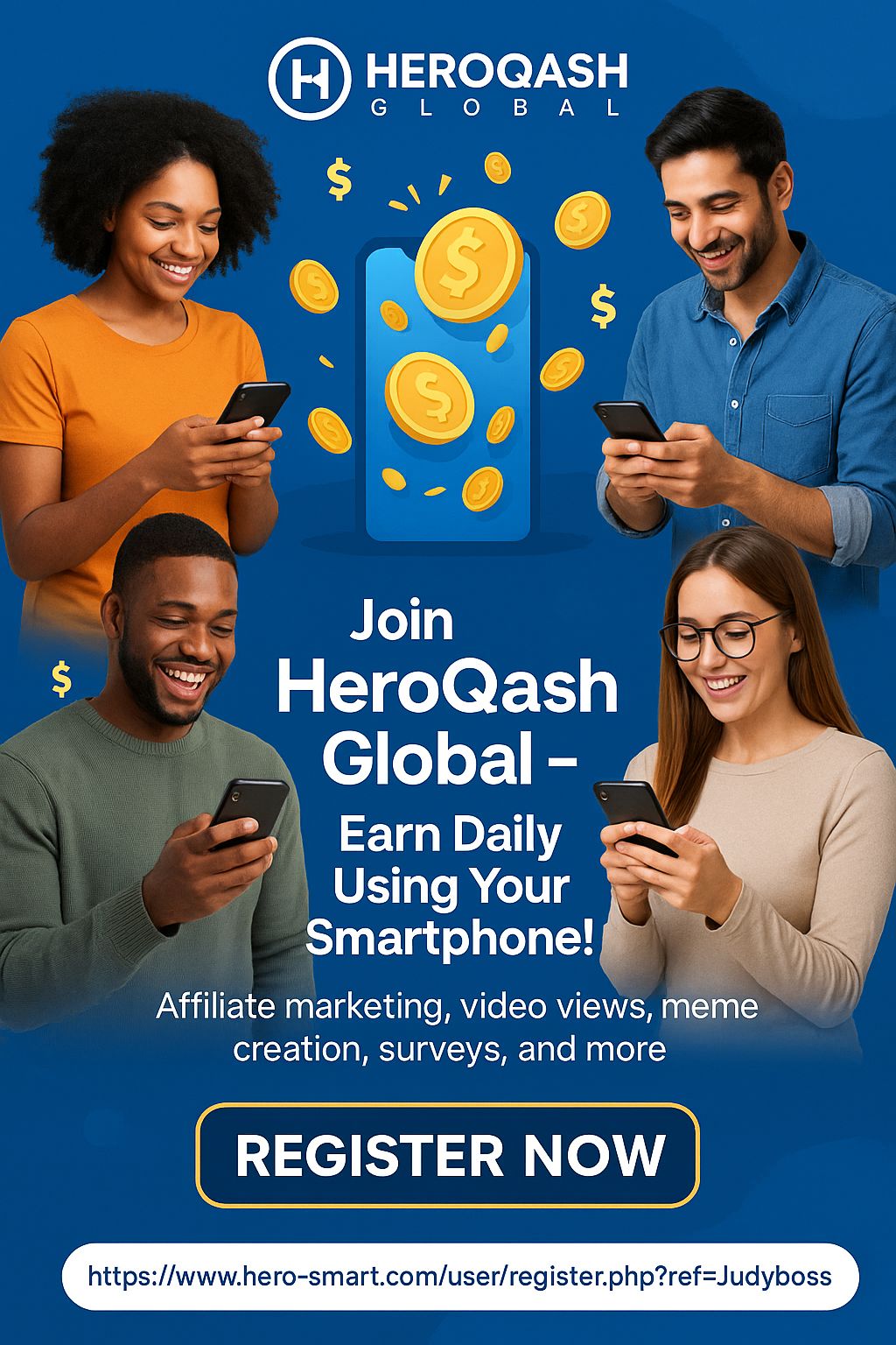 HeroQash: Unlock Diverse Earning Streams Globally! ???
